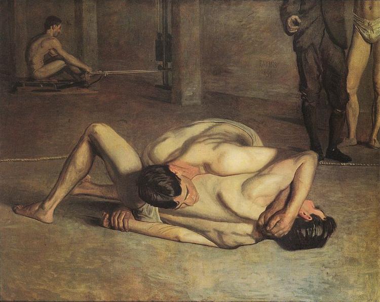 Thomas Eakins The Wrestlers